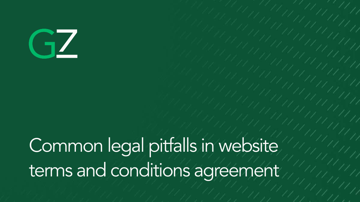 Common legal pitfalls in website terms and conditions agreement